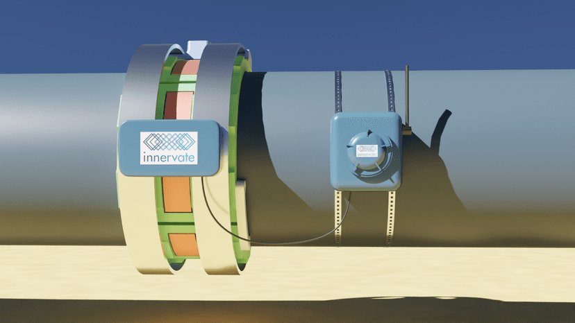 SafePipe Non-Intrusive Integrity Monitoring System technology illustration
